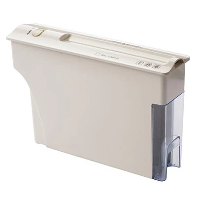 Elektrický malý stolný skartovač papiera